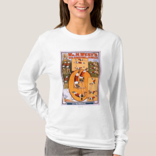 West's Big Minstrel Jubiläumsplakat Turner T-Shirt