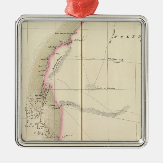 Westsahara, Afrika 12 Ornament Aus Metall (Vorne)
