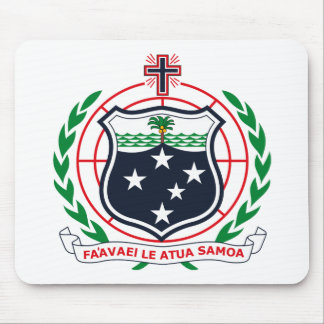 Westsamoa-inseln Wappen Mousepad