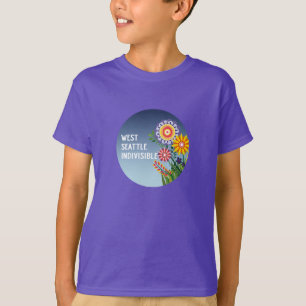 WestSeattleIndivisible Kinder T-Shirt mit lila Blu
