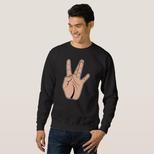 Westside Westcoast Hip-Hop Retro Fun Gift Idea for Sweatshirt (Vorne ganz)