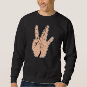 Westside Westcoast Hip-Hop Retro Fun Gift Idea for Sweatshirt (Vorderseite)