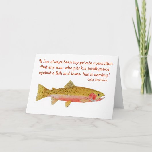 Westslope Cutthroat Greetings Card Karte (Vorderseite)