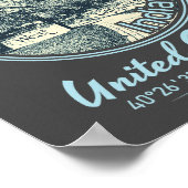 WESTSTADT LAFAYETTE - INDIANA VINTAG POSTER (Ecke)