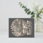 WESTSTADT LAFAYETTE - INDIANA VINTAG POSTKARTE (Stehend Vorderseite)