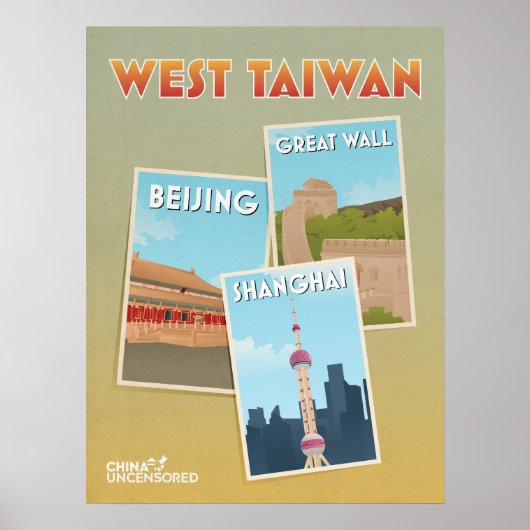 Westtaiwanesisch Poster 18" x 24" (Vorne)