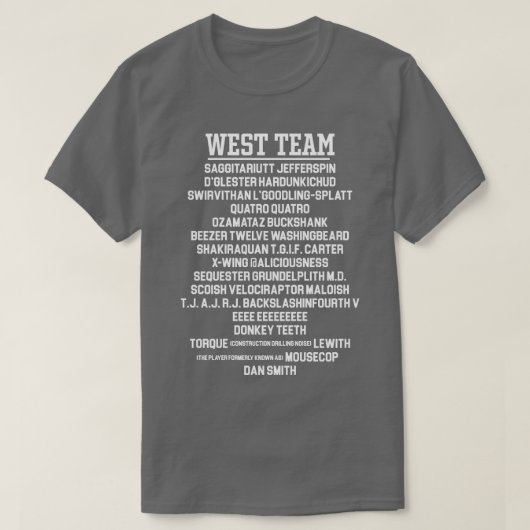 WESTTEAM Ost-West-Uni Bowl T-Shirt (Design vorne)