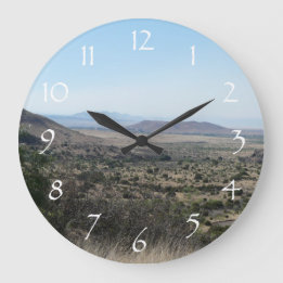 Westtexas-Gebirge Große Wanduhr