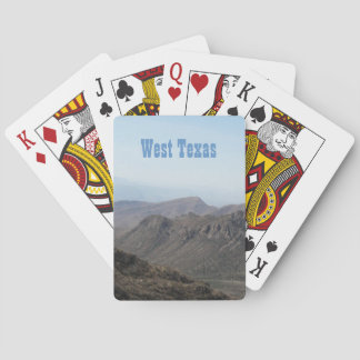 Westtexas Landschaft Spielkarten