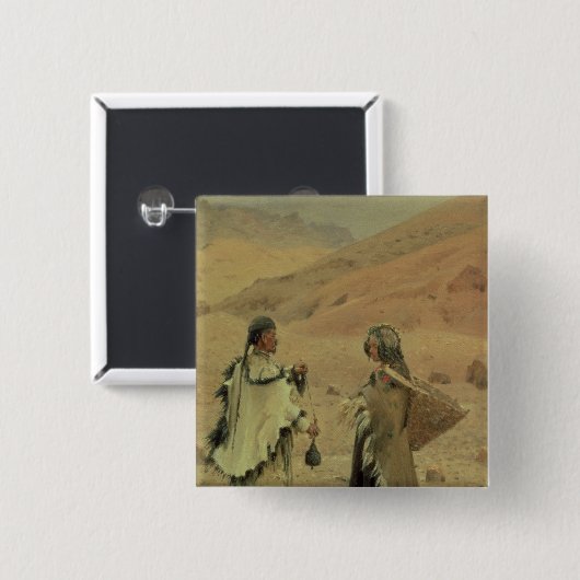 Westtibetaner, 1875 button (Vorne & Hinten)