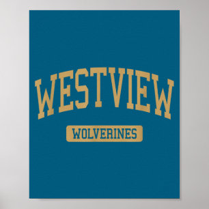Westview High School HS San Diego CA Universitäts- Poster