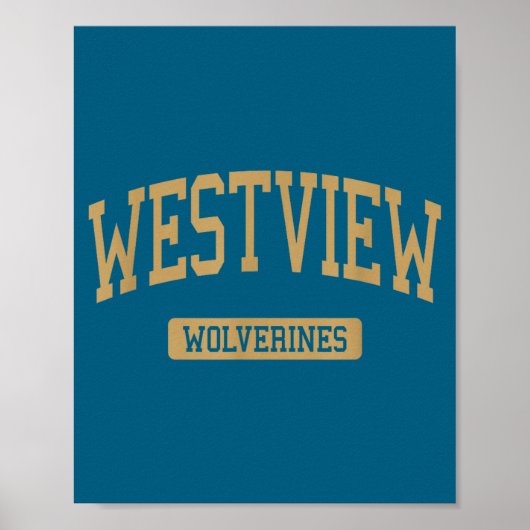 Westview High School HS San Diego CA Universitäts- Poster (Vorne)