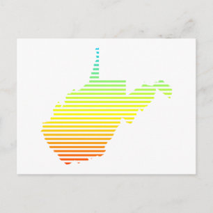 Westvirginia Chill Fade Postkarte