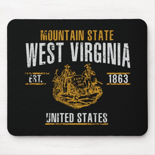 Westvirginia Mousepad (Vorne)