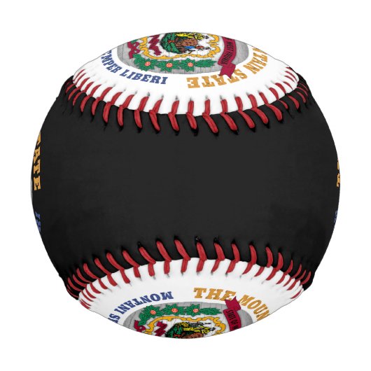 WESTVIRGINIEN BERGSTAAT FLAG BASEBALL (Vorderseite)