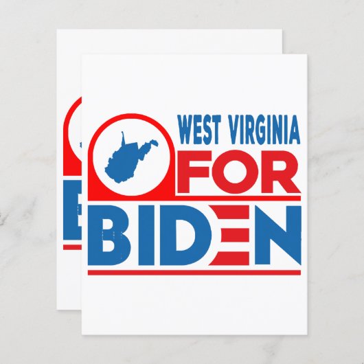 WESTVIRGINIEN für Biden (Vorne/Hinten)