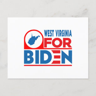 WESTVIRGINIEN für Biden Postkarte