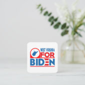 WESTVIRGINIEN für Biden Quadratische Visitenkarte (Stehend Vorderseite)