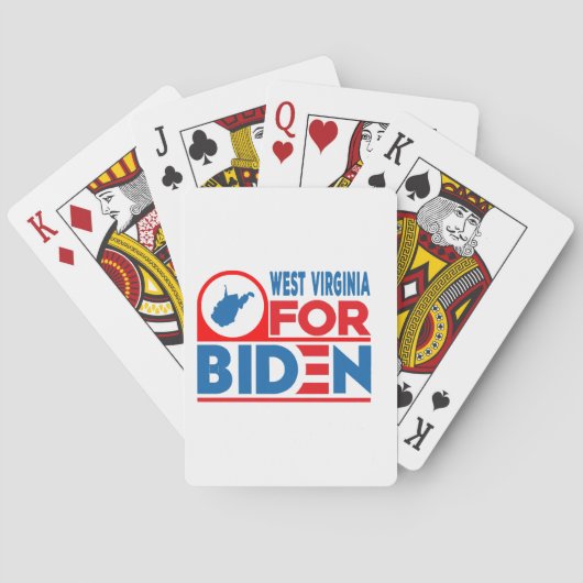WESTVIRGINIEN für Biden Spielkarten (Rückseite)