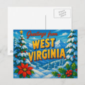 WESTVIRGINIEN Postkarte (Vorne/Hinten)