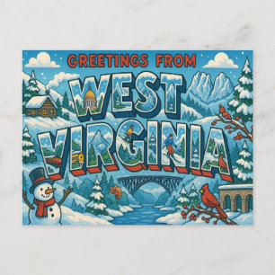 WESTVIRGINIEN Postkarte