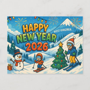 WESTVIRGINIEN Postkarte