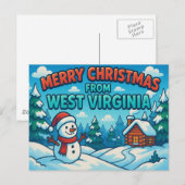 WESTVIRGINIEN Postkarte (Vorne/Hinten)