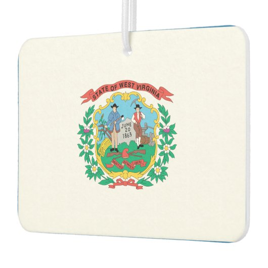 WESTVIRGINIENFahne - Autolufterfrischer (Links)