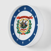 WESTVIRGINIENSTAAT FLAG UHR (Winkel)