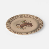 Westward Go! - Platte Pappteller (Schrägansicht)