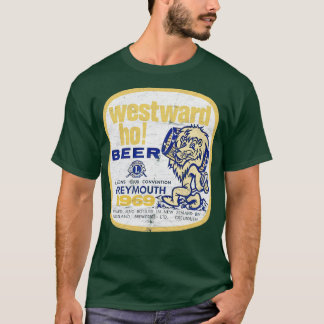 Westward Ho Vintag verblasste Look Design T-Shirt