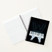 Westwelt | Android Hands am Spielerpiano Notizblock (Innenseite)