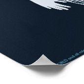 Westwelt | Android-Skelett über Logo Poster (Ecke)