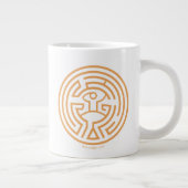 Westwelt | Das Maze-Symbol Jumbo-Tasse (Rechts)