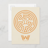 Westwelt | Das Maze-Symbol Postkarte (Vorne/Hinten)