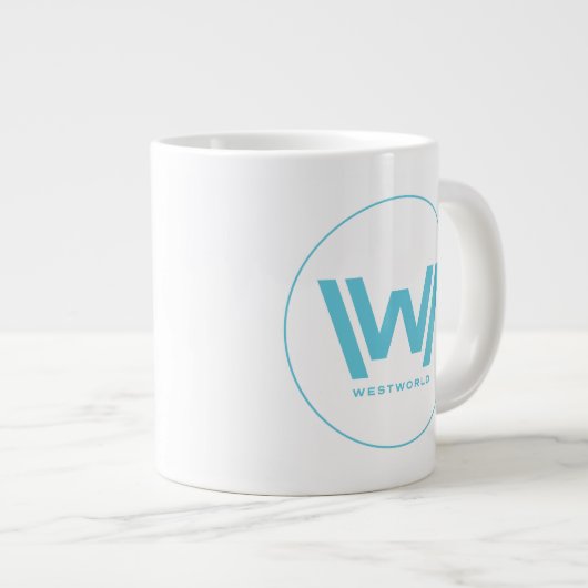 Westwelt | Dolores Reitkreislauf Grafik Jumbo-Tasse (Vorderseite Rechts)