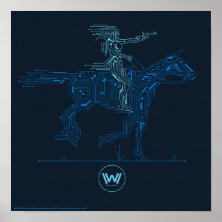 Westwelt | Dolores Reitkreislauf Grafik Poster
