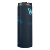 Westwelt | Dolores Reitkreislauf Grafik Thermosbecher (Rückseite)