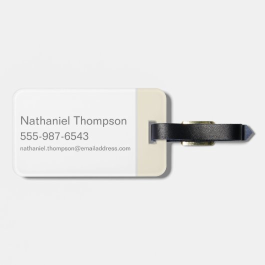 Westwelt | Dr. Ford Silhouette des Menschen in Sch Gepäckanhänger (Rückseite horizontal)