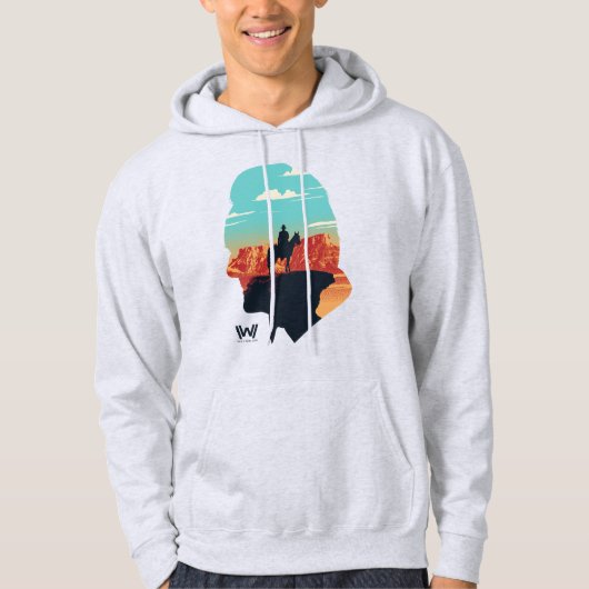 Westwelt | Dr. Ford Silhouette des Menschen in Sch Hoodie (Vorderseite)