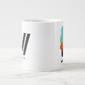 Westwelt | Dr. Ford Silhouette des Menschen in Sch Jumbo-Tasse (Vorderseite)