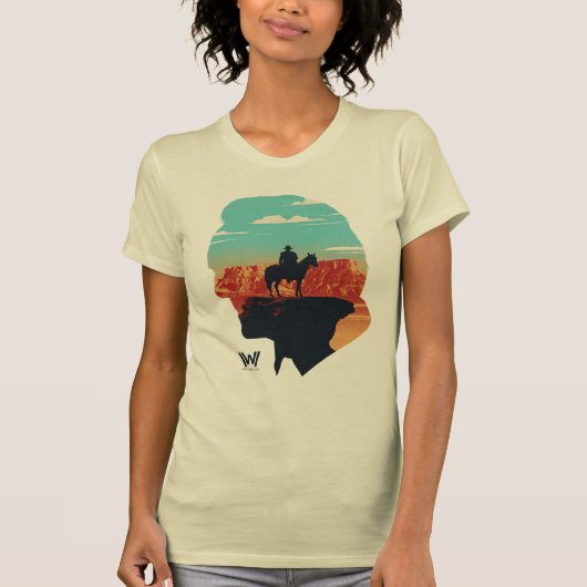 Westwelt | Dr. Ford Silhouette des Menschen in Sch T-Shirt (Vorderseite)