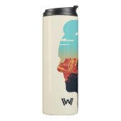 Westwelt | Dr. Ford Silhouette des Menschen in Sch Thermosbecher (Nach links gedreht)