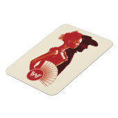 Westwelt | Maeve & Hector Stencil Portrait Magnet (Linke Seite)