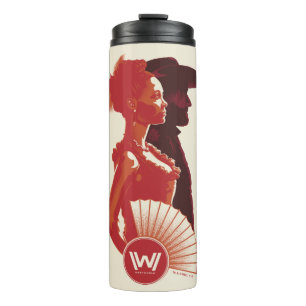 Westwelt   Maeve & Hector Stencil Portrait Thermosbecher
