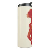 Westwelt | Maeve & Hector Stencil Portrait Thermosbecher (Nach links gedreht)