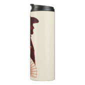 Westwelt | Maeve & Hector Stencil Portrait Thermosbecher (Nach rechts gedreht)