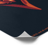 Westwelt | Schwarzer Mann mit Revolver Poster (Ecke)