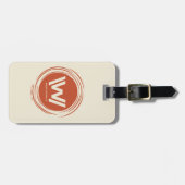 Westwelt | Stilisierte Sun-Logos Gepäckanhänger (Vorderseite horizontal)