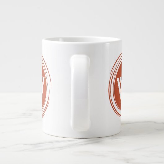 Westwelt | Stilisierte Sun-Logos Jumbo-Tasse (Rückseite)